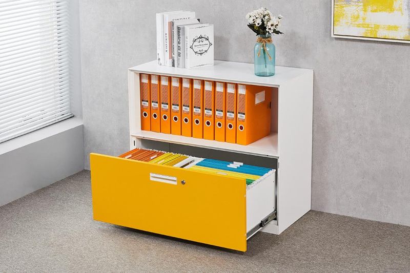 Colorful Modern Steel Cabinet with Metal Drawer