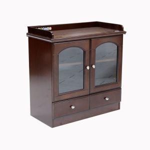 Hot Sale Office Furniture High End Small Drawer Tea Glass Cabinet