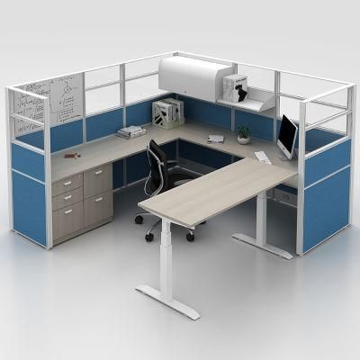 Panel System Dividers Aluminum Partitions Office Cubicle Partition Round Workstation Office Furniture