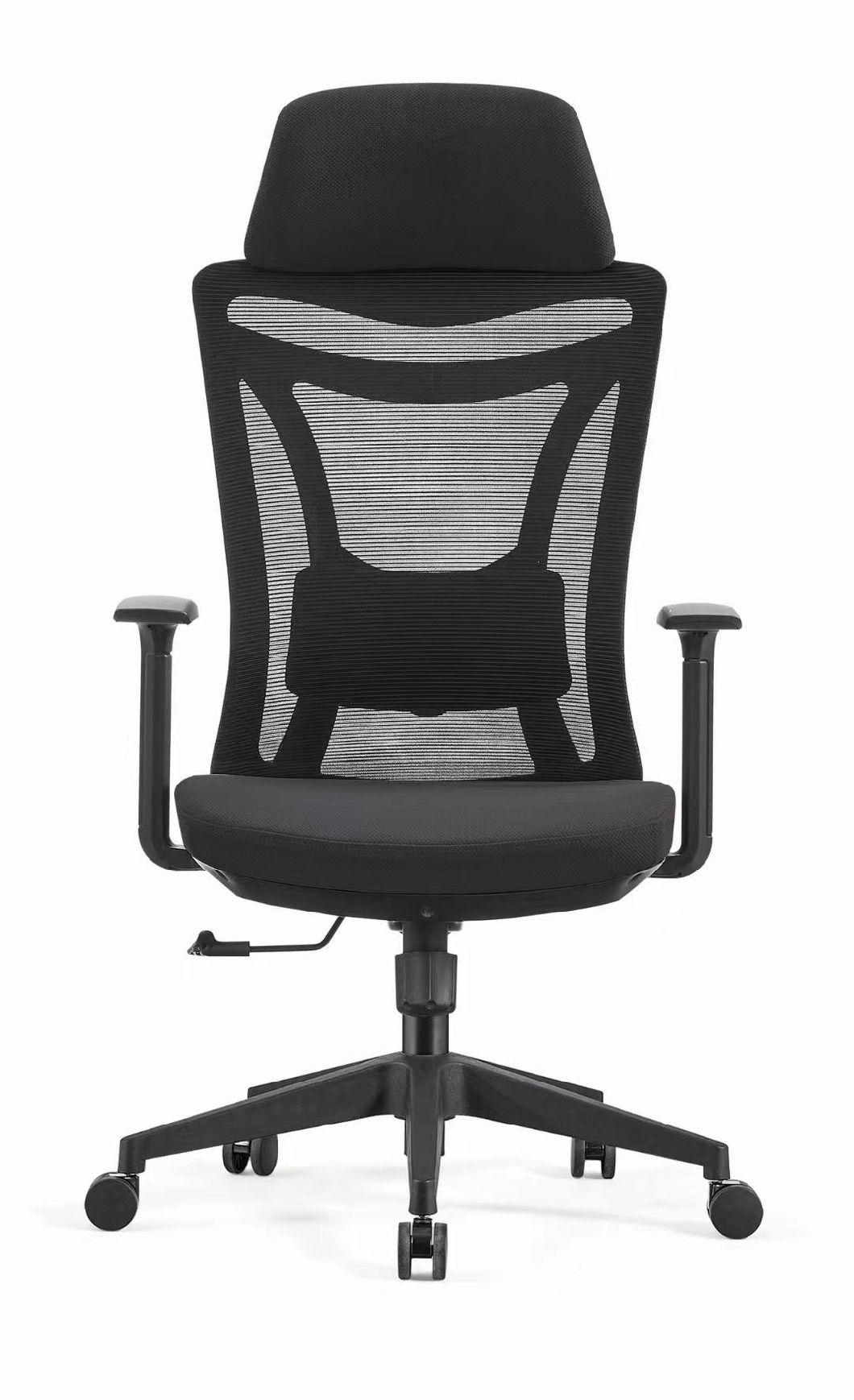 High Back with Headrest Mesh Camira Fabric Ergonmic Adjustable Swivel Genuine Leather Task Meeting Conference Ergonomic Office Chair