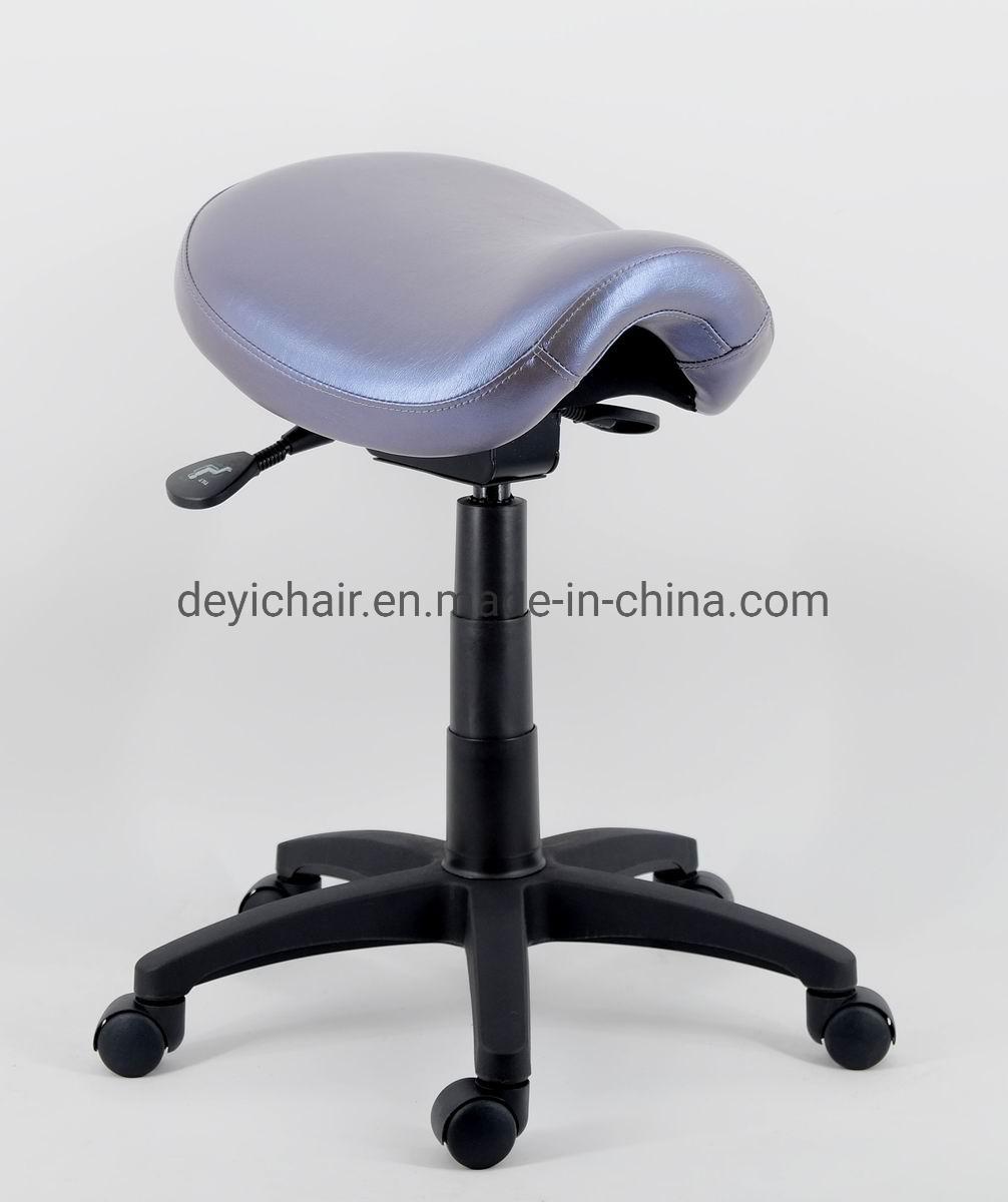 2 Lever Light Duty Mechanism 300mm Nylon Base 140mm Class IV Gaslift Fabric Saddle Seat Chair