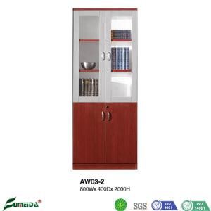 Popular Cheap Office Furniture Modular 4 Doors Filing Cabinet with Glass Door