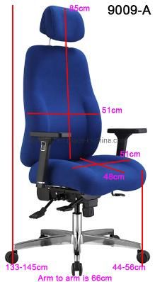 High Back Computer Manager Commercial Furniture Functional Mechanism Soft Foam Ergonomic Office Fabric Chair