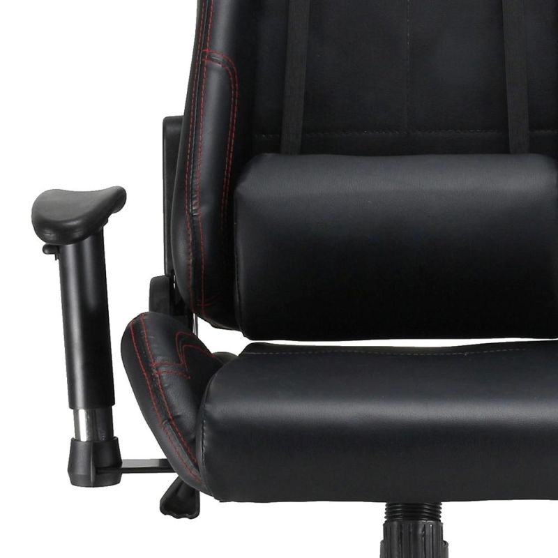 Gaming Office Desk Ergonomic Lumbar Support Racing Style PU Leather PC High Back Adjustable Swivel Task Chair