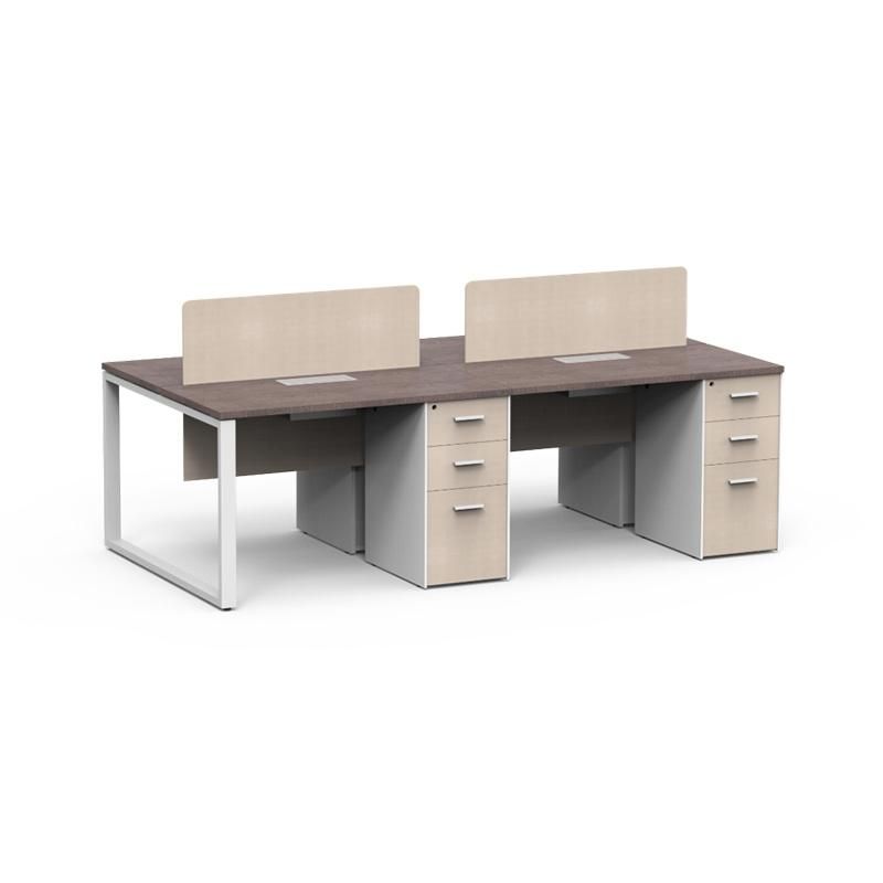 High Quality Modern Office Desk Furniture Four Seats Workstations