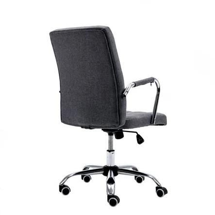 Washable Fabric Reclining Office Sit Stand Chair with High Back