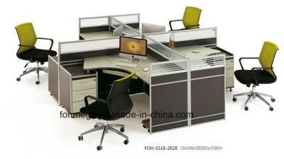 Modern Office Furniture 4 Person Workstation Cubicle for Sale