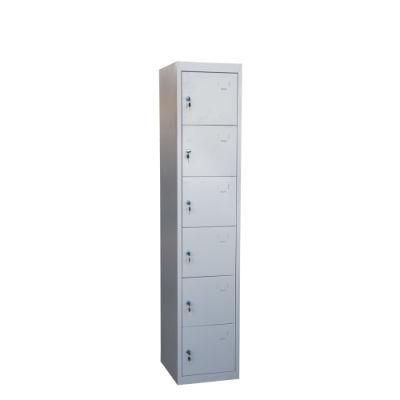 High Quality Metal Steel Locker School Storage Wardrobe Light Grey Steel Lockers Metal Locker
