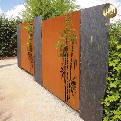 Garden High Quality Corten Steel Metal Decoration Screen Ornaments