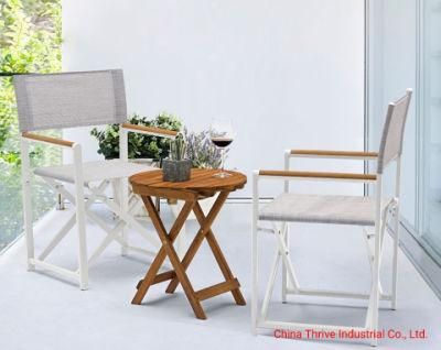 Outdoor Portable Outdoor Aluminium Frames Folding Camping Directors Chairs
