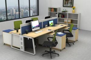 Modern Style 4 People Wooden Office Desk for Workstation