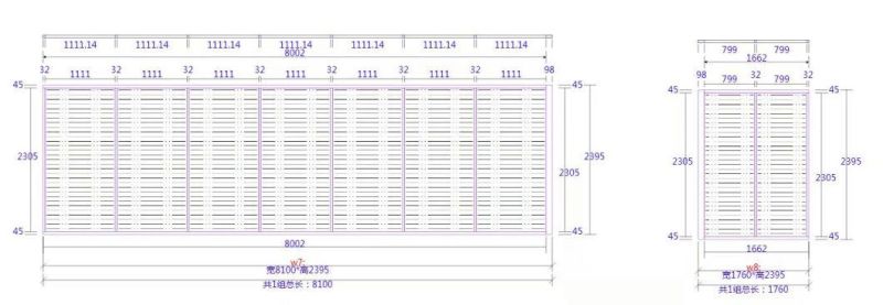 Factory Customized Color Coated Art Laminated 83 Double Glass Partition Walls for The Hotel and Office