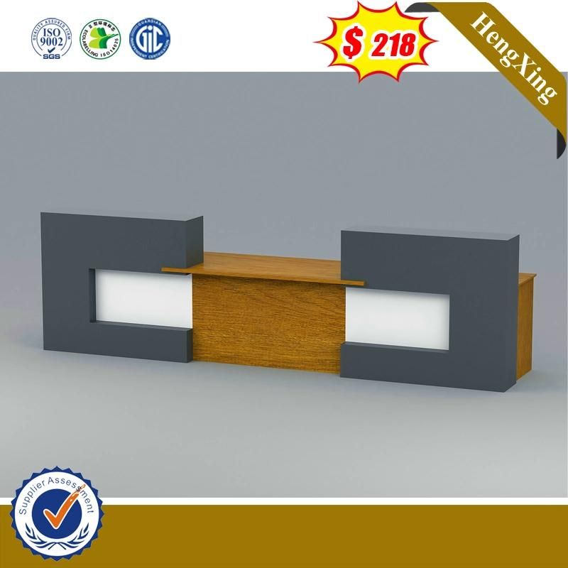 Modern Design OEM Wooden Melamine Office Hotel School Reception Desk