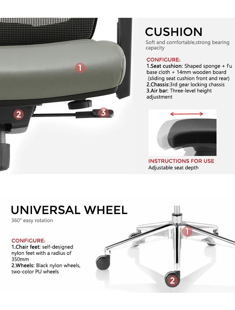 Luxury Commercial Comfortabl Ergonomic Chair Office MID Back Meeting Conference Chair