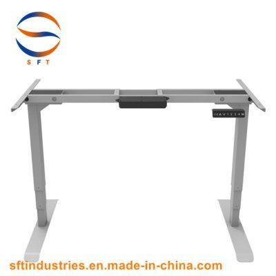 Three Stage Lifting Table Sit Stand Adjustable Table Desk Frame