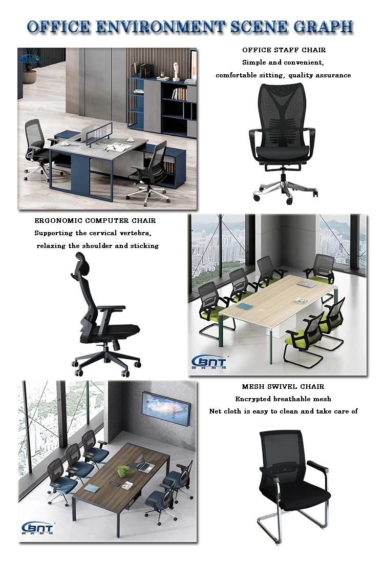 360 Rotation Commercial Ergonomic Table and Cheap Office Chair
