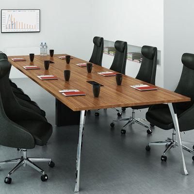 Office Furniture Manufacturers High Quality 8 Seats Modular White Conference Meeting Table