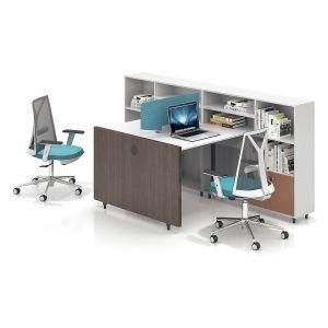 Contemporary Office Partition Staff Desk 2 Person Computer Workstation