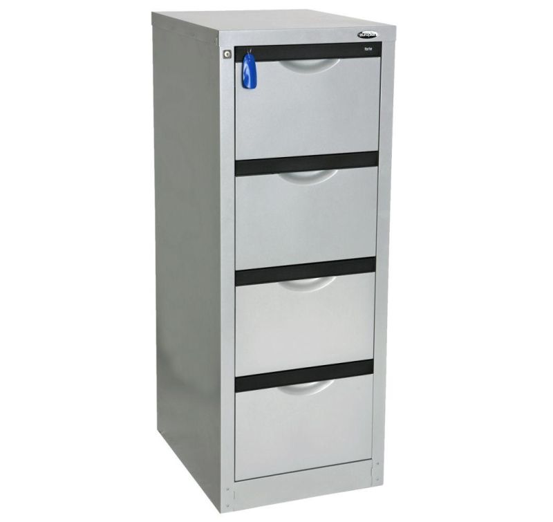 Factory Direct Price Vertical 4 Drawer Steel Filing Documents Storage Cabinet with Lock Key