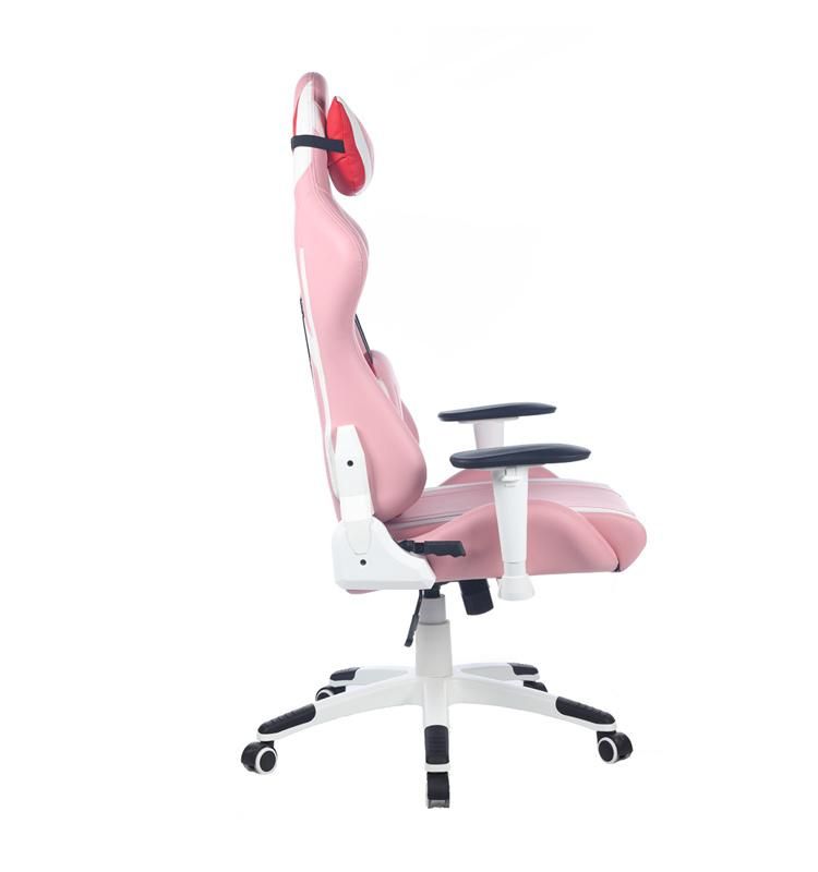 (JANESEN-A) Fashionable High Quality Pink Adjustable Computer Gaming Chair