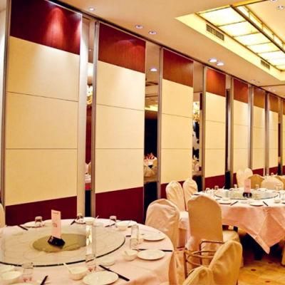 Interior Decorative Acoustic Room Divider Soundproof Operable Partition Wall in Banquet Hall