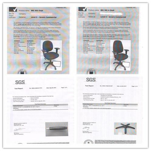 Simple Tilting Adjustable Mechanism Class Four Gaslift Aluminum Base Mould PU Seat and Back Saddle Industrial Chair