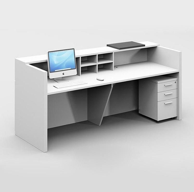 Hl-035 2021 Top Quality Mix Color Salon Reception Table Consult Table for Sale Cashier Desk Check-out Counter Checkstand