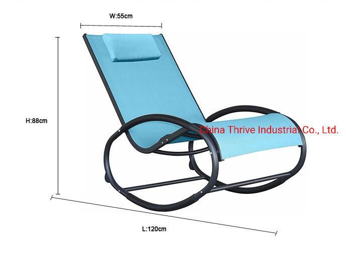 Outdoor Beach Zero Gravity Rocking Reclining Chair Foldable Chair