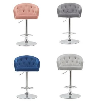 Colorful Swivel Accent Chair with Footrest