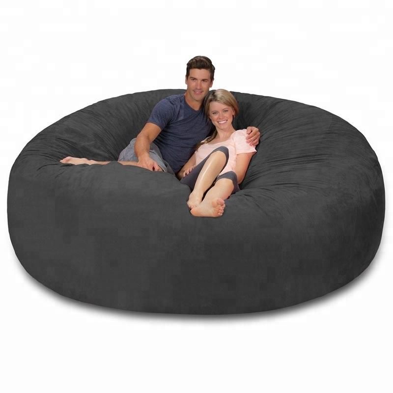 Custom 3 4 5 6 7 8FT Large Round Beanbag Cover Relax Comfortable Bean Bag Sofa Living Room Chairs