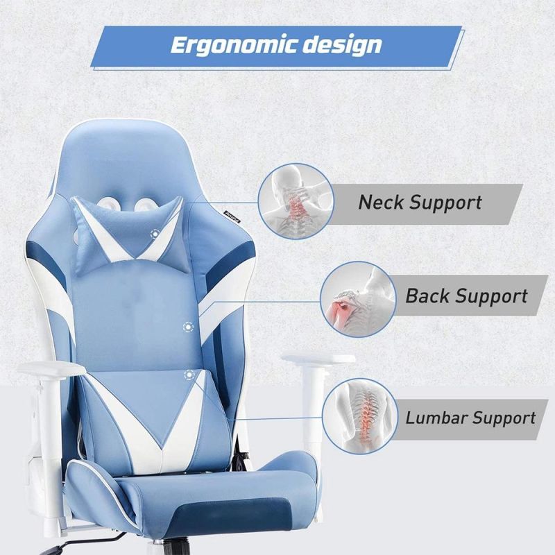 Ergonomic High Back Computer PU Leather Swivel Leather Gaming Chair