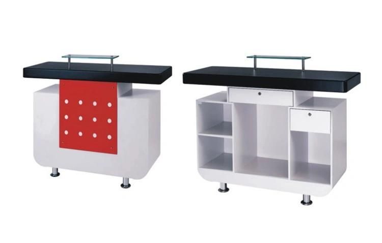 Hl-050 2021 Top Quality Mix Color Salon Reception Table Consult Table for Sale Cashier Desk Check-out Counter Checkstand