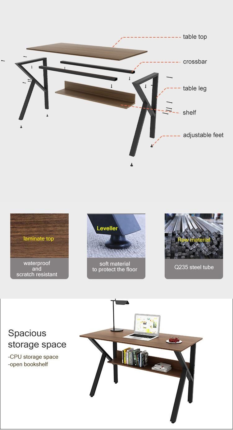 China Furniture Popular Decent Steady Simple Study Computer Table