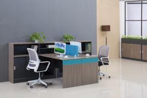 New Style Contracted Durable Wooden Furniture Office Staff Table with Edge Ark