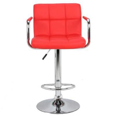 PVC Leather Bar Chair with Armrest