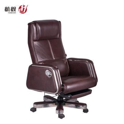 CEO Executive Genuine Leather High Back Boss Chair Office Furniture Desk Office Chair