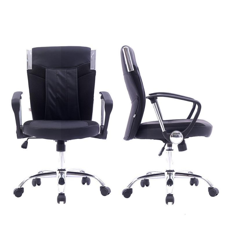 Reclining PU Leather Gaming Office Chair with Wheels