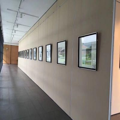 Lightweight Acoustic Folding Wall Partition, Operable Exhibition Sliding Partition Walls