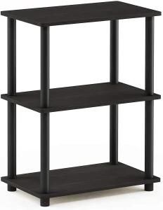 3-Tier Storage Black High Quality MDF Shelf
