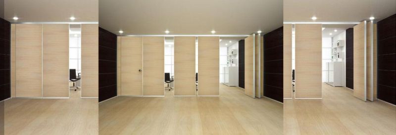 Electrically Operated Movable Sliding Wall with Single Point Suspension Pivot Partition Door