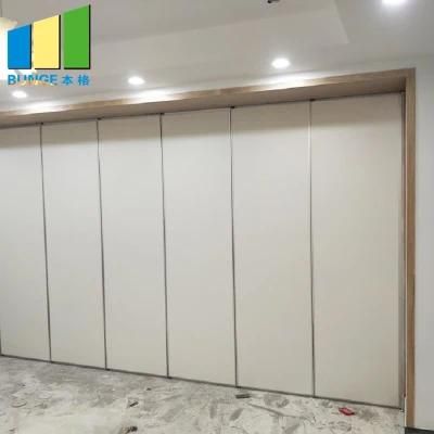 Acoustic Movable Conference Room Partitions / Folding Office Sliding Partition Walls