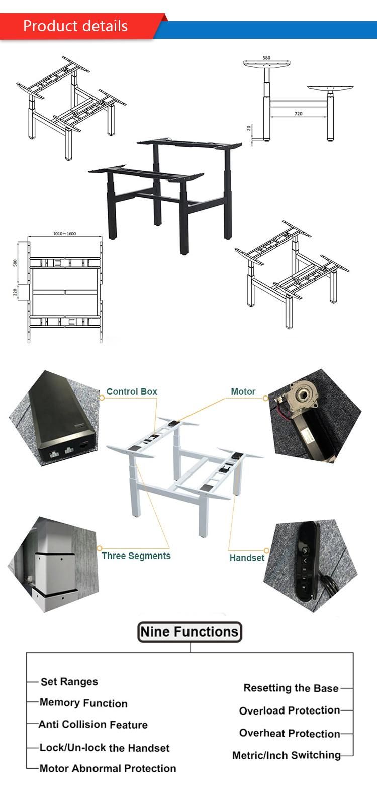 Easy Assemble Electric Smart Computer Standing Desk Height Adjustable Table