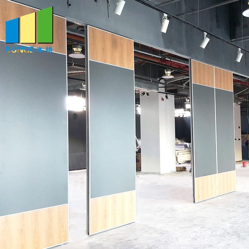 Exhibition Hall Aluminum Frame Sliding Door Partitions System Folding Partition