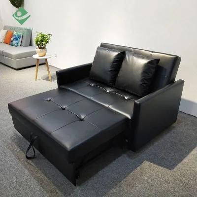 Portable Folding Sofa Bed Metal Frame Convertible Sofa 2 Seat Sofa Cum Bed for Living Room Furniture Couch