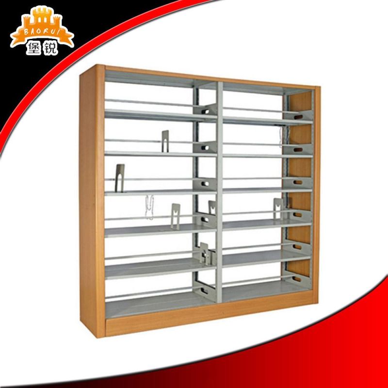 Steel Double Side School Library Book Shelf