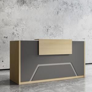Office Room Wooden Material Reception Desk