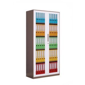 Office Storage Cupbaord Used Steel or Iron Documents Glass Door Cabinet