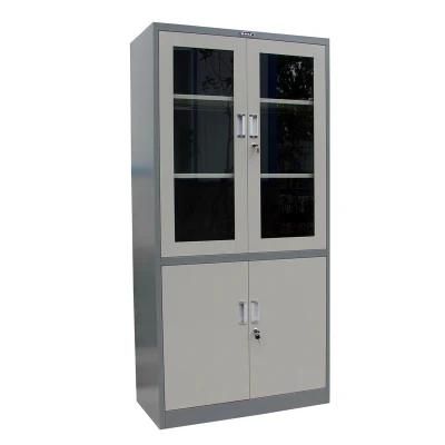 Swing Glass-Door Metal File Cabinet
