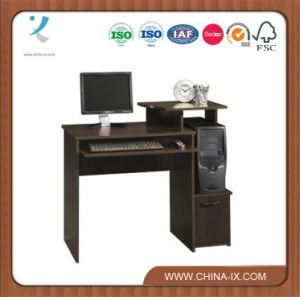 Compact Computer Desk with Shelf and Drawer