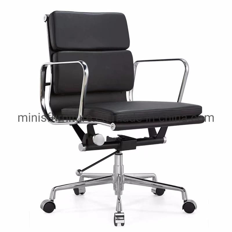 (M-OC279) New Version Office Low Back Visitor Meeting Chair Gold Frame Conference Chair